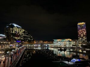 Night view at Darling Harbour